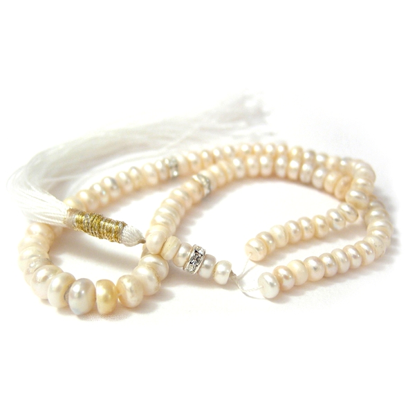 Pearl Rosary (Gold)